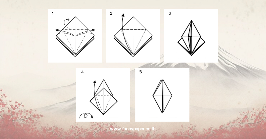 รูปพื้นฐานนก หรือนกกระเรียน
